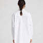 Camicia Astrid in popeline di cotone biologico bianca