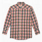 Camicia di flanella a quadri da uomo Chop Plaid rosa