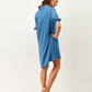 Abito corto in tencel