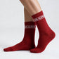 Calze Les Alpes in cotone biologico con logo