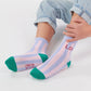 Calzini a righe per bambina con scritta Love