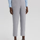 Pantaloni in crêpe grigi a vita alta