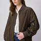Cappotto leggero lungo con zip