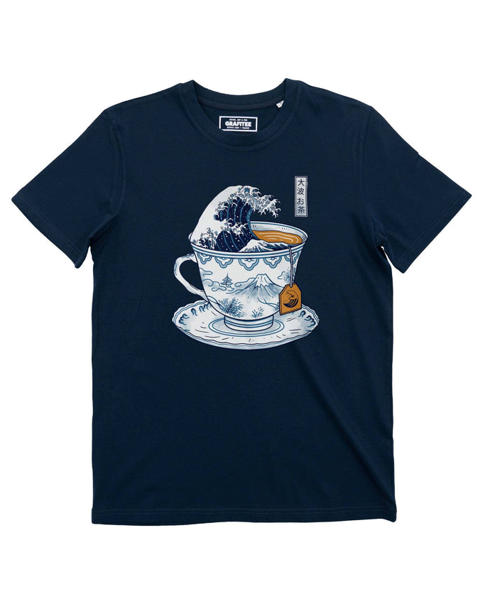 T-shirt vintage giapponese Kanagawa Tea