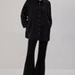 Camicia oversize a spina di pesce in viscosa