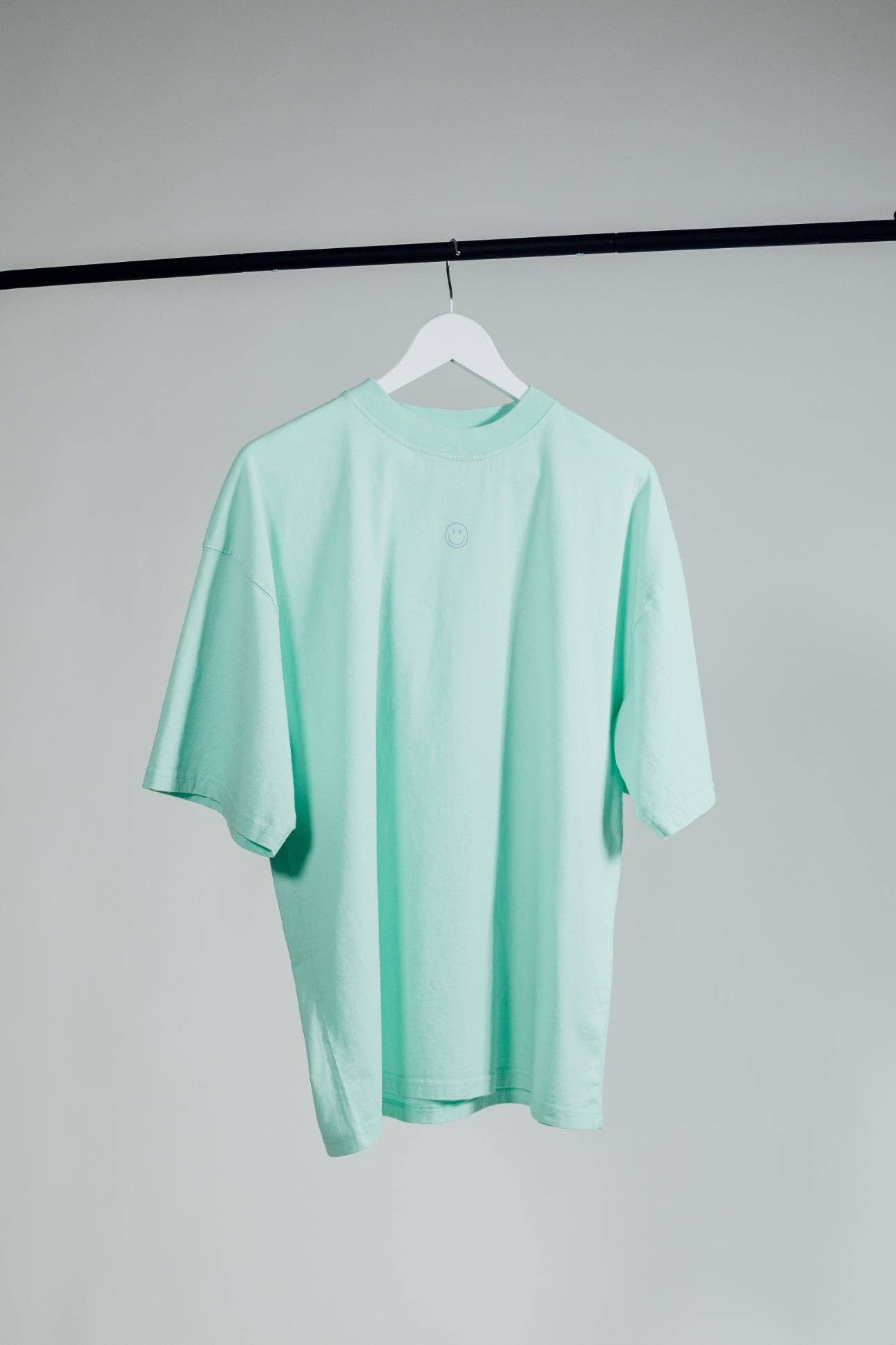 T-shirt oversize Positive Mind verde menta