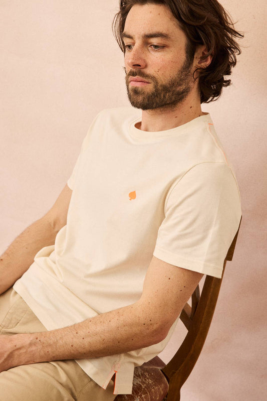 T-shirt Beau Pic Milk in cotone biologico