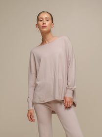 Maglia donna oversize in viscosa e maglia leggera