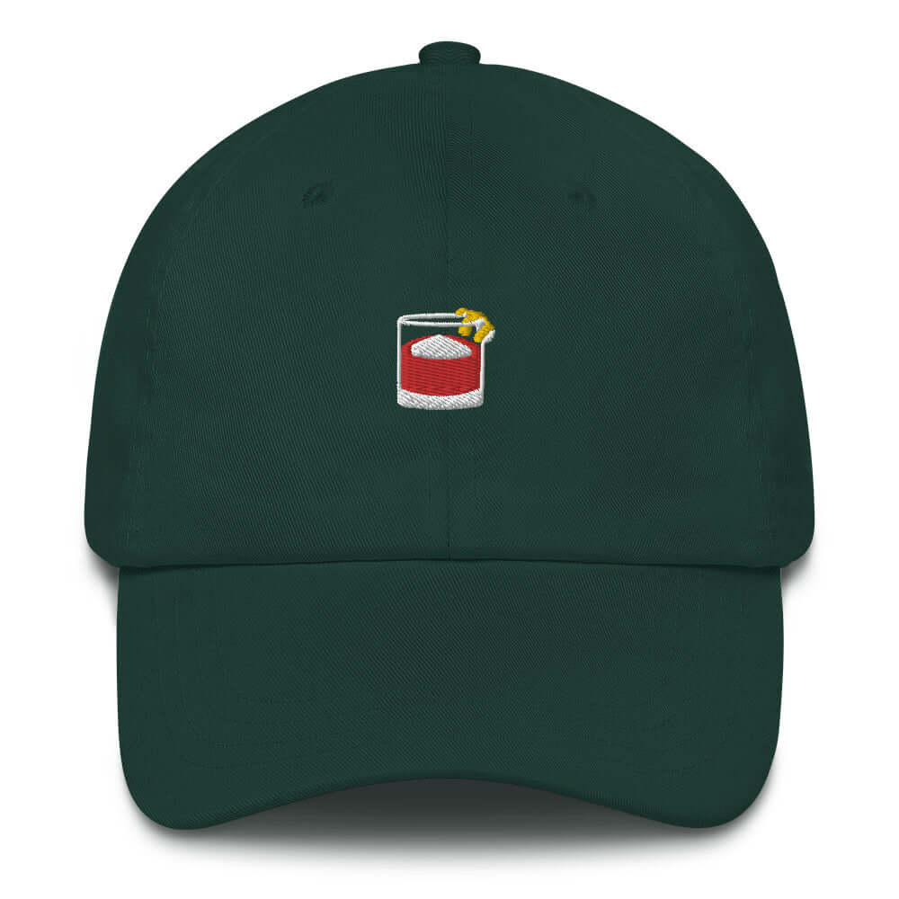 Cappellino dad hat ricamato Negroni Glass