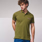 Polo in piqué con taschino