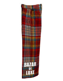Pantaloni in twill con sette bottoni