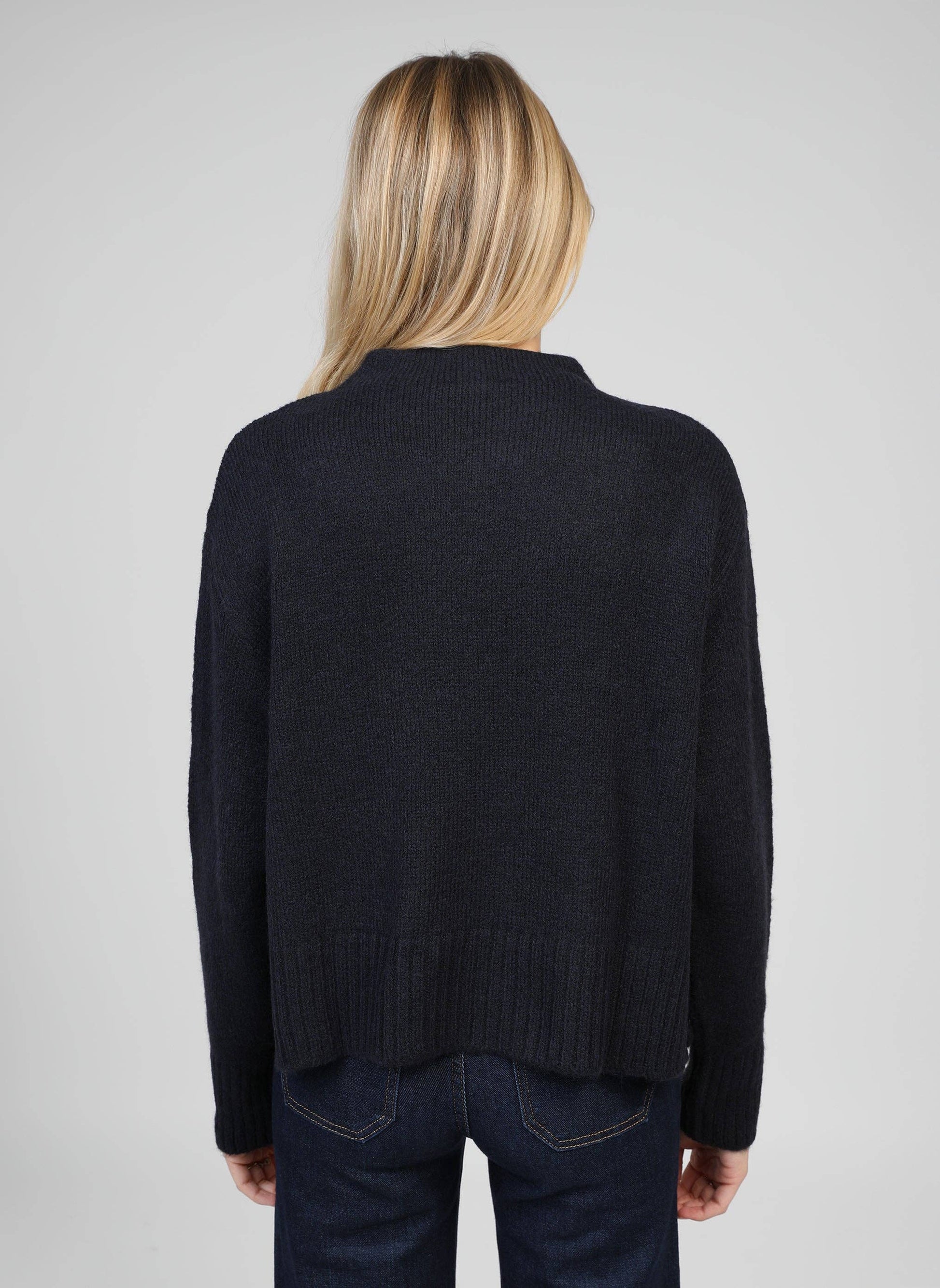Maglione Lorana blu navy da donna