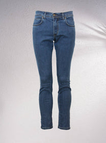 Jeans skinny in denim blu