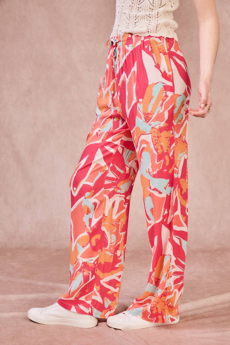Pantaloni Penny ampi a stampa