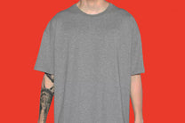 T-shirt Unisex Oversize Grigia Tiger