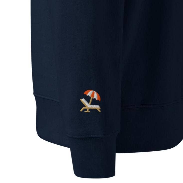 Felpa unisex in cotone biologico “Aspire to Retire”