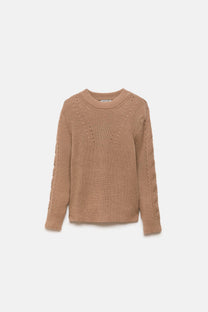 Maglione a maglia strutturata