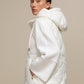 Cappotto donna trapuntato con cappuccio e zip