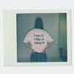 T-shirt oversize con stampa Like It