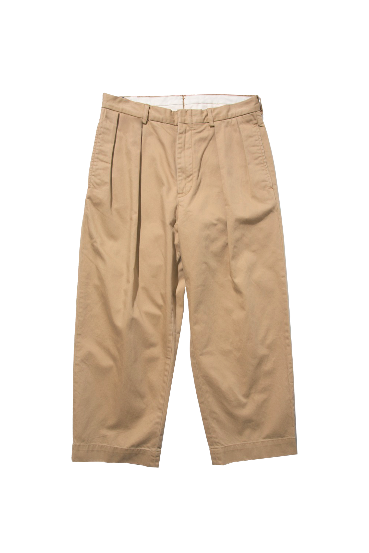 Pantaloni chino beige relaxed fit