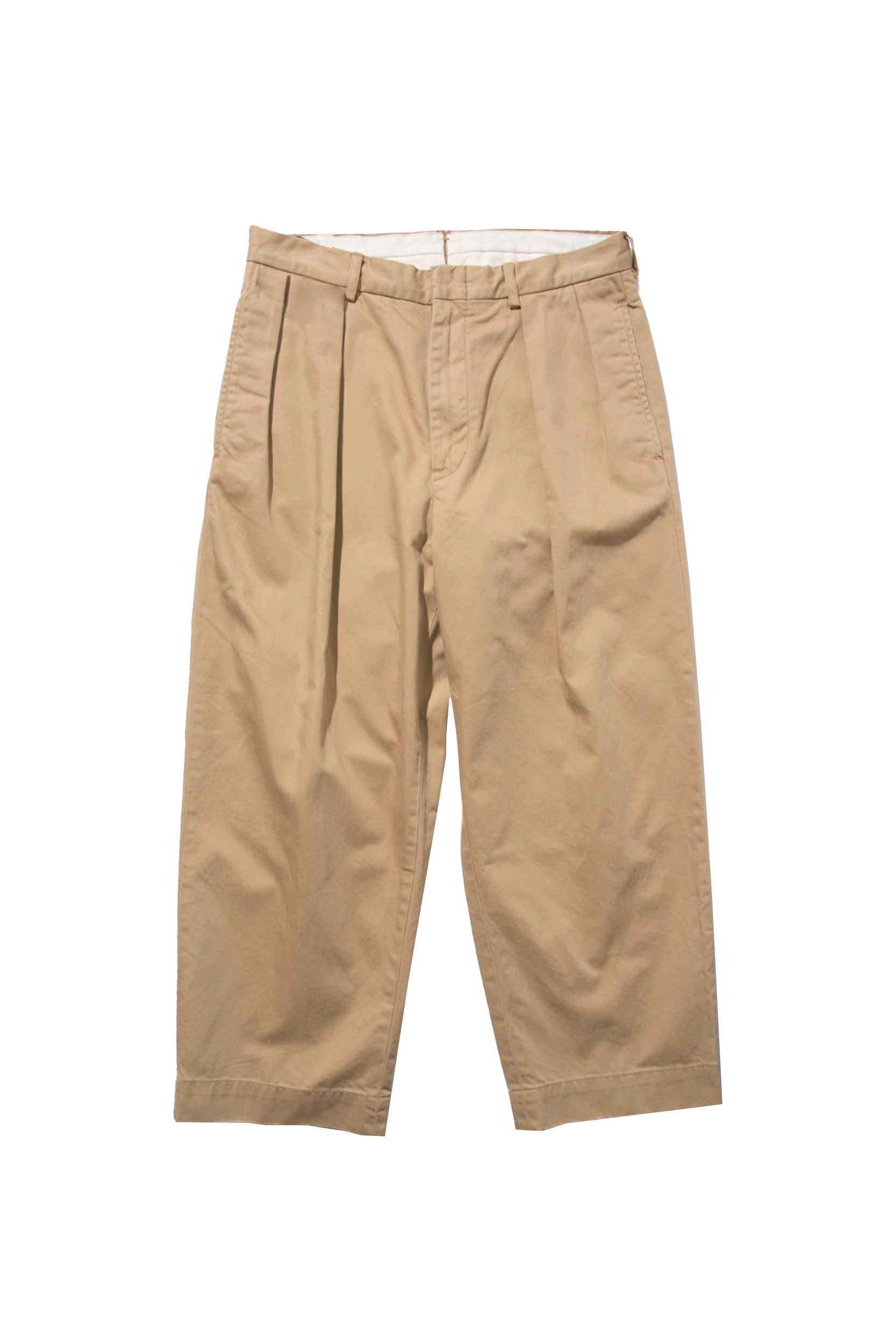Pantaloni chino beige relaxed fit