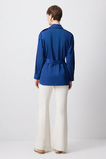 Camicia relax fit con spalline