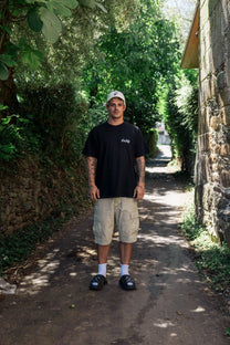 T-shirt NWHR in cotone biologico con stampa artistica
