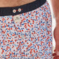 Bermuda boxer in cotone biologico con stampa Frizzante