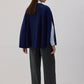 Poncho in maglia oversize