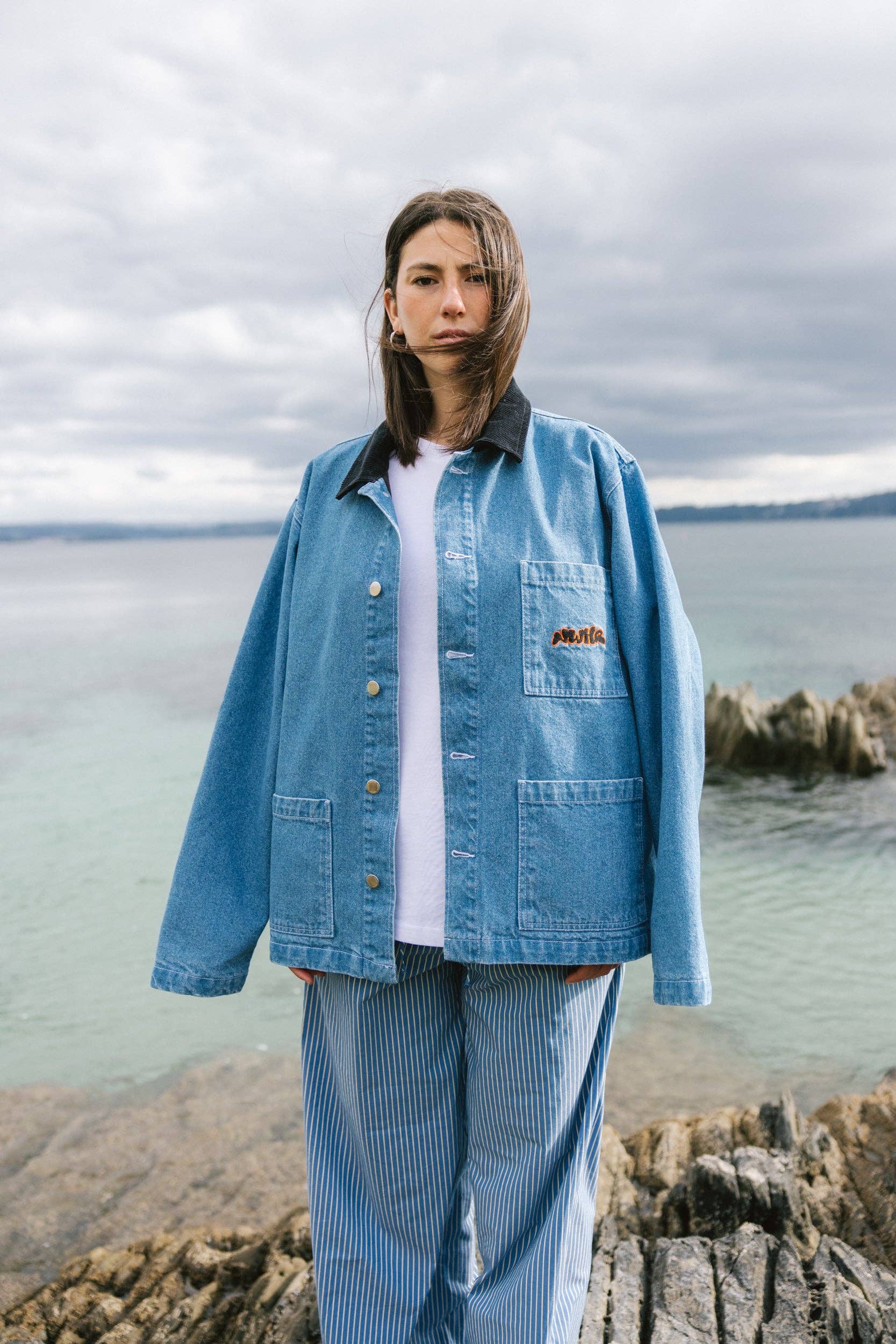 Giacca da lavoro in denim biologico