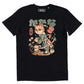 T-shirt Sushi Slayer Cat in cotone biologico con grafica manga