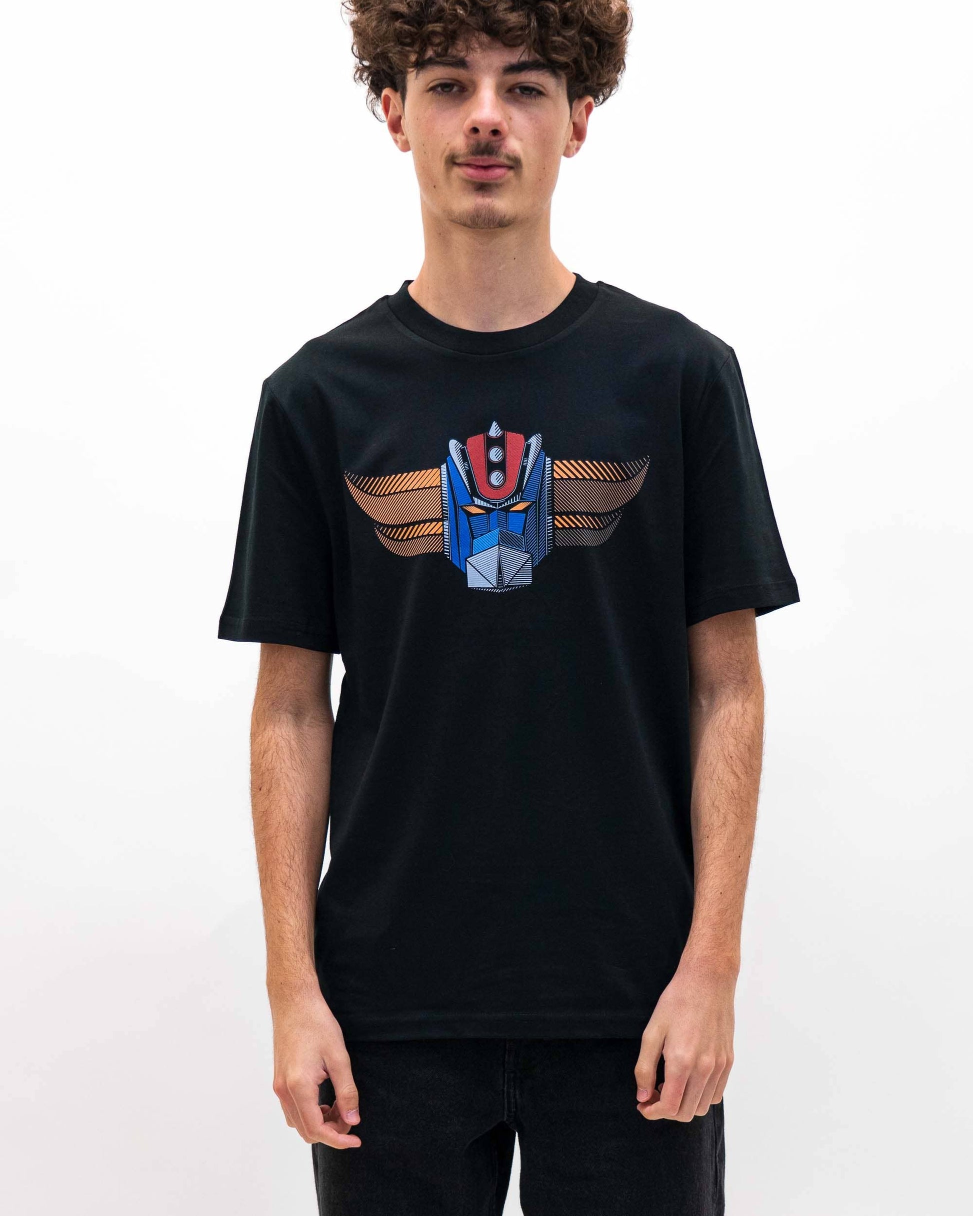 T-shirt uomo con stampa robot Goldorak