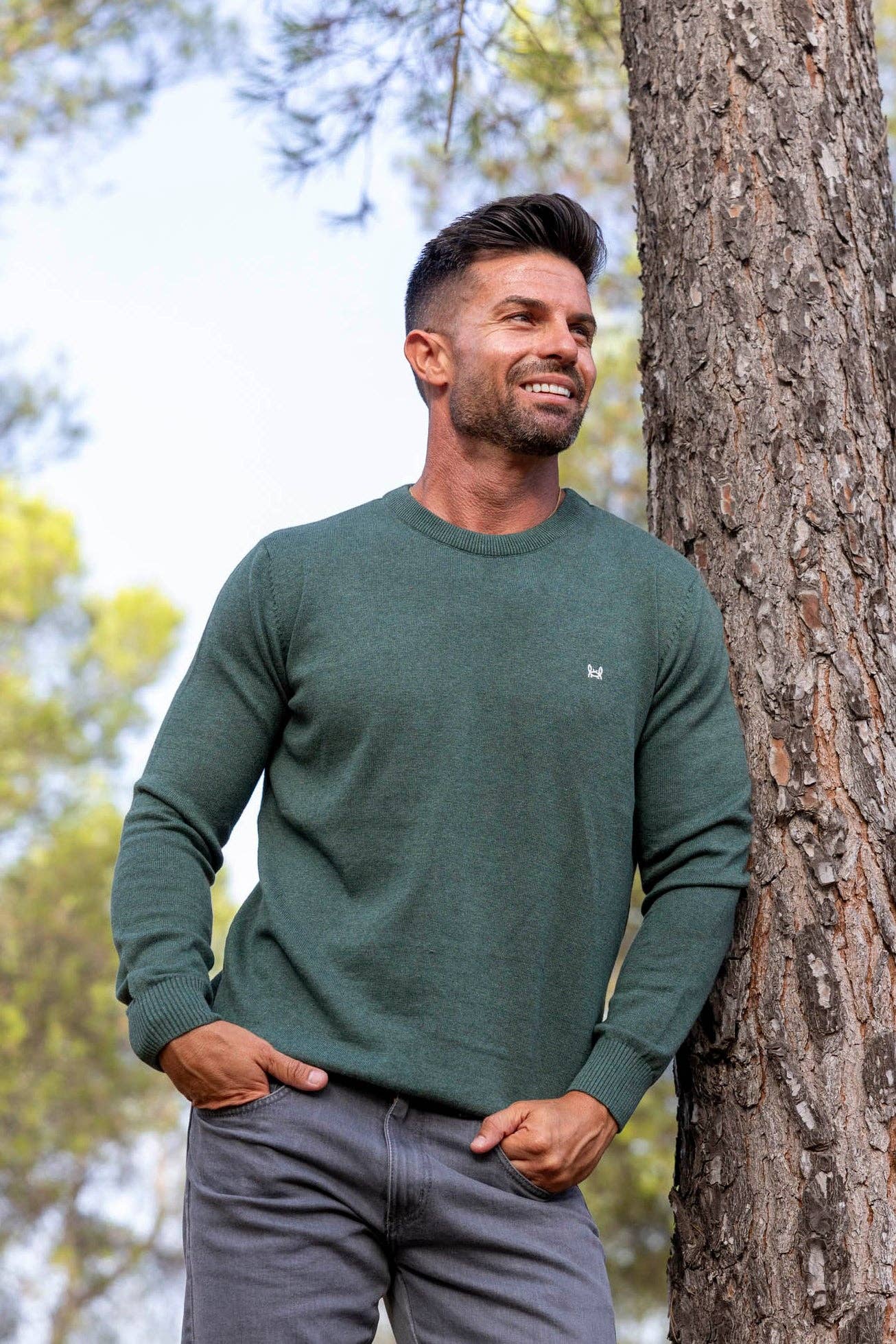 T-shirt Feel Good in cotone verde elettrico