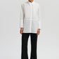 Tunica oversize in popeline con polsini ampi