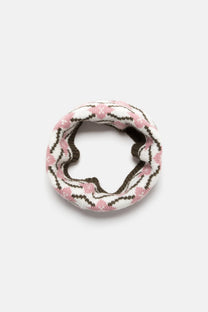 Scaldacollo in maglia jacquard