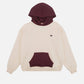 Felpa oversize con cappuccio color block Pale Glow da donna