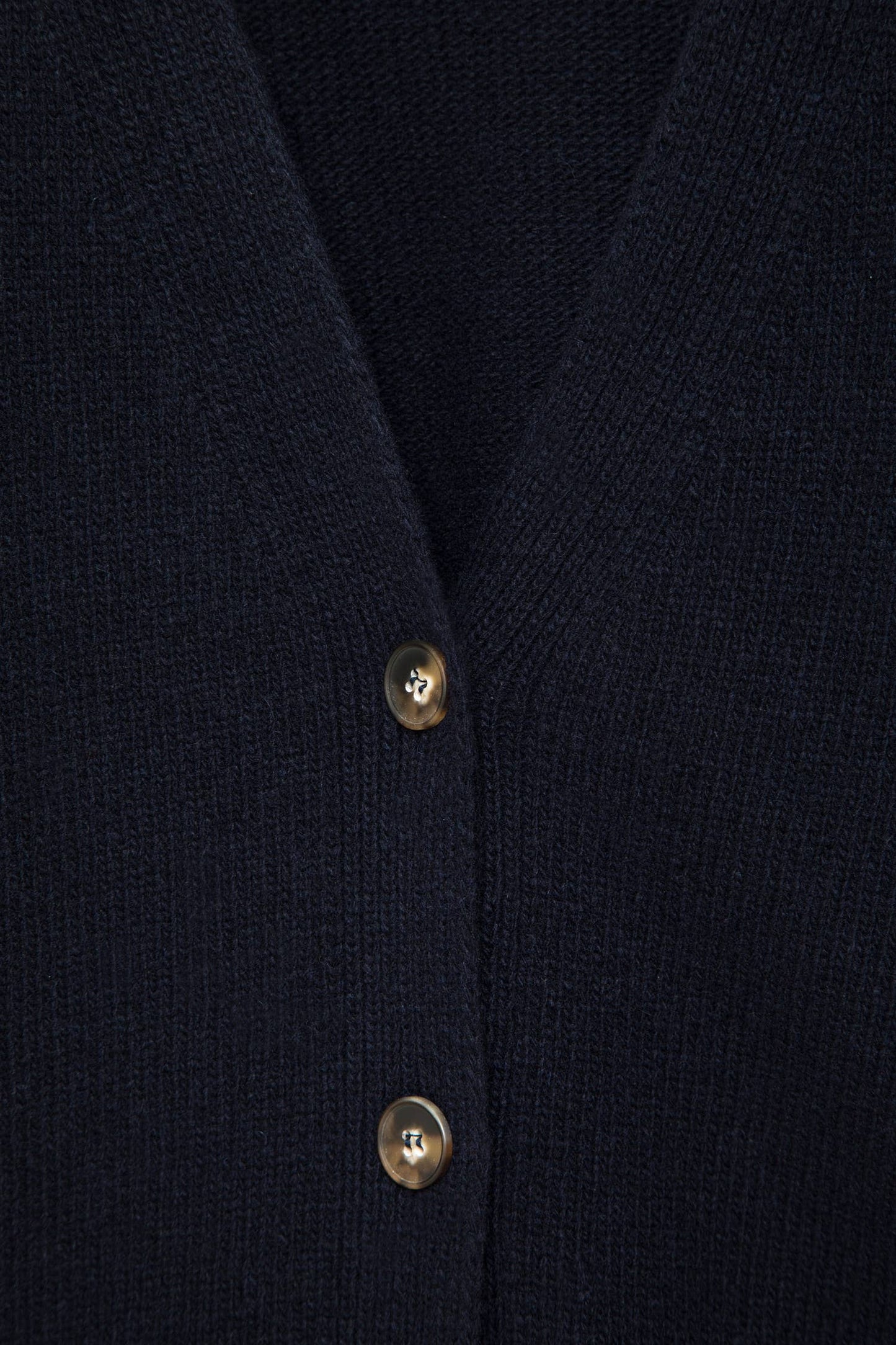 Cardigan in maglia rasata con maniche a palloncino
