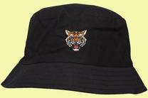 Cappello da pescatore nero Tiger Soul