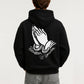Felpa unisex Bendita Locura II nera con cappuccio