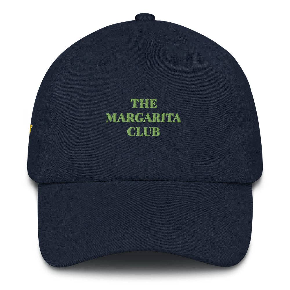 Cappellino dad hat con ricamo “The Margarita Club”