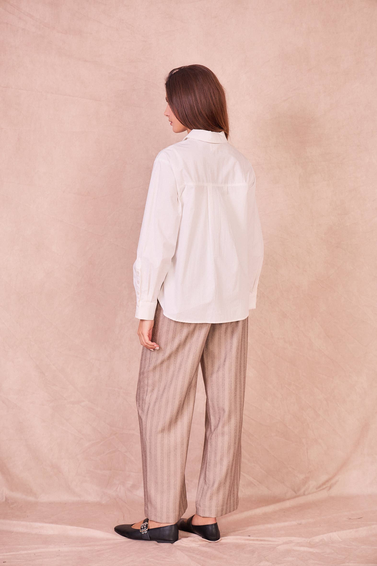Camicia Alexandra in cotone con bottoni