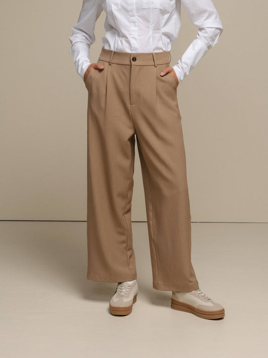 Pantaloni palazzo a vita alta