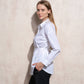 Tunica camicia in cotone con cintura