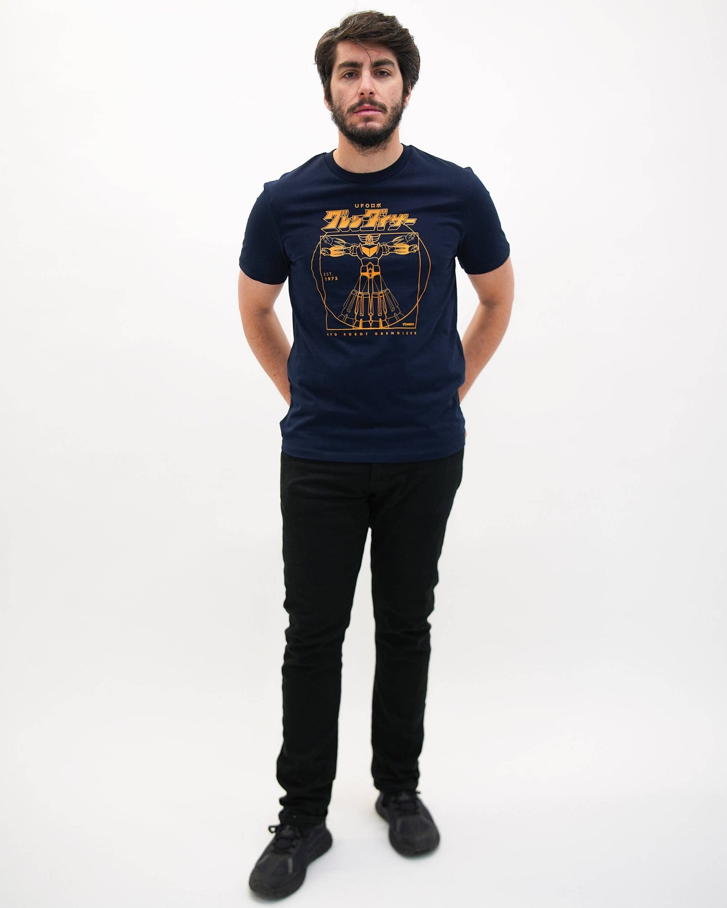 T-shirt Grendizer Vitru in cotone biologico con stampa mecha