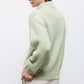 Maglione a maglia strutturata con collo alto