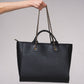 Borsa shopper con tracolla a catena