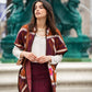 Mantella jacquard etnica oversize