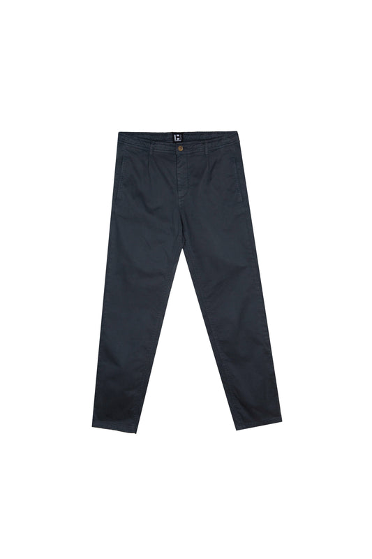 Pantaloni chino jogger navy comodi