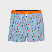 Boxer in cotone biologico con stampa windsurf