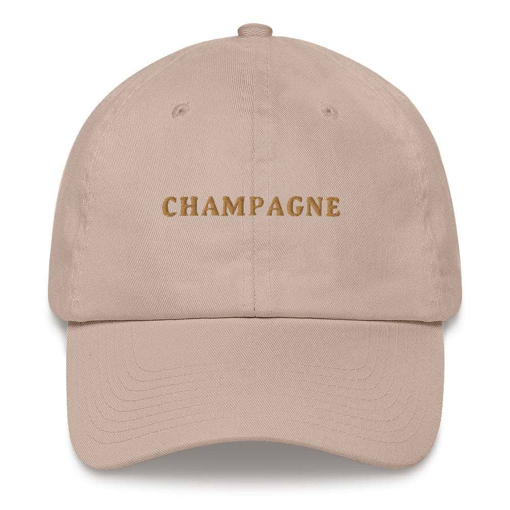 Cappellino baseball ricamato Champagne